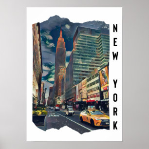 New York City Ästhetik Foto Kunst Poster