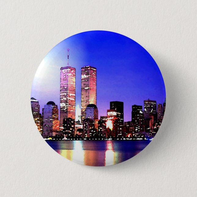 New York City at Night Button (Vorderseite)