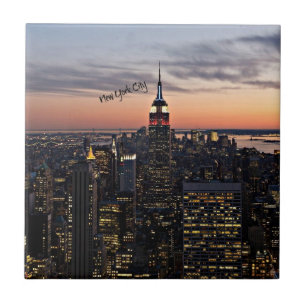 New York City at Night Fliese