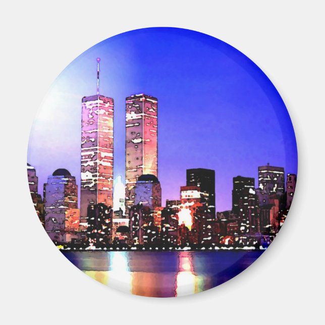 New York City at Night Magnet (Vorne)