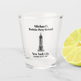 New York City Bachelor Party Typ Trip Schnapsglas