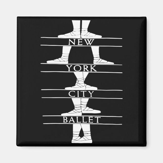 New York City Ballet Klick  Magnet (Vorne)