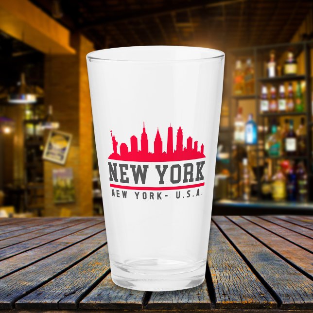 New York City Beautiful Fun Skyline Glas (Von Creator hochgeladen)