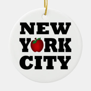 New York City (Big Apple) Keramik Ornament