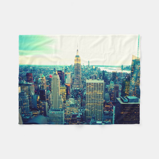 New York City Blanket Fleecedecke (Vorderseite (Horizontal))