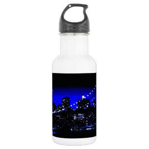 New York City & Blue Night Edelstahlflasche