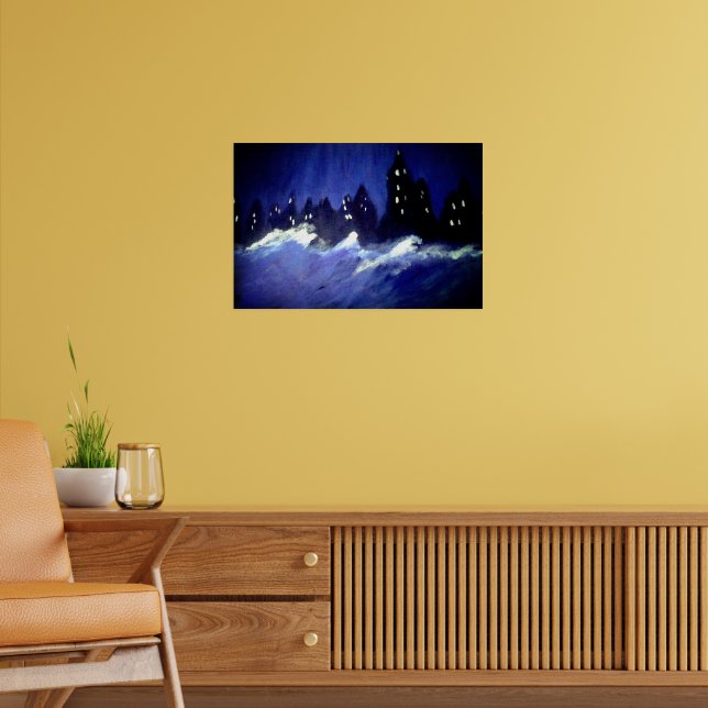 New York City Blues Poster (Wohnzimmer 2)