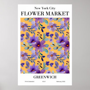 New York City Blume Market Greenwich Poster