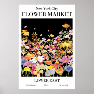 New York City Blume Market LOWAST OSTposter Poster