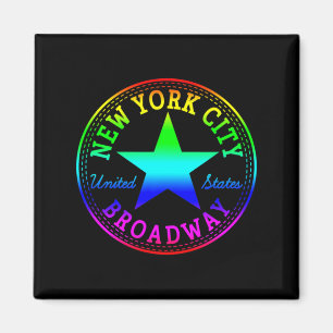 New York City Broadway Theater Nyc Vereinigte Staa Magnet