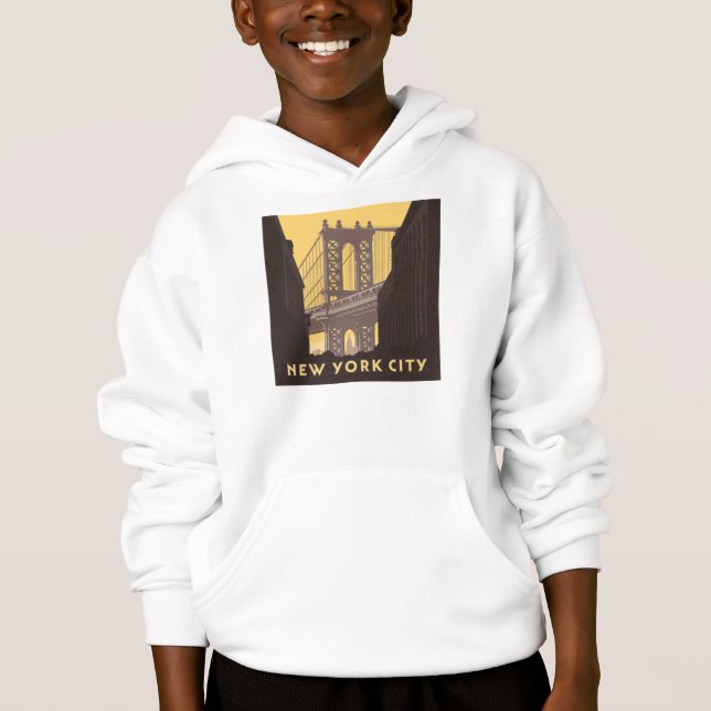 New York City | Brooklyn Bridge Hoodie (Vorderseite)