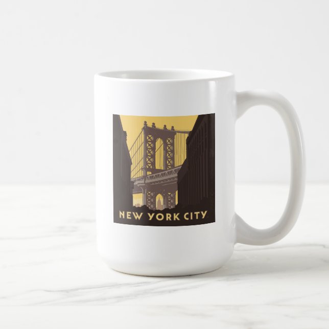 New York City | Brooklyn Bridge Kaffeetasse (Rechts)