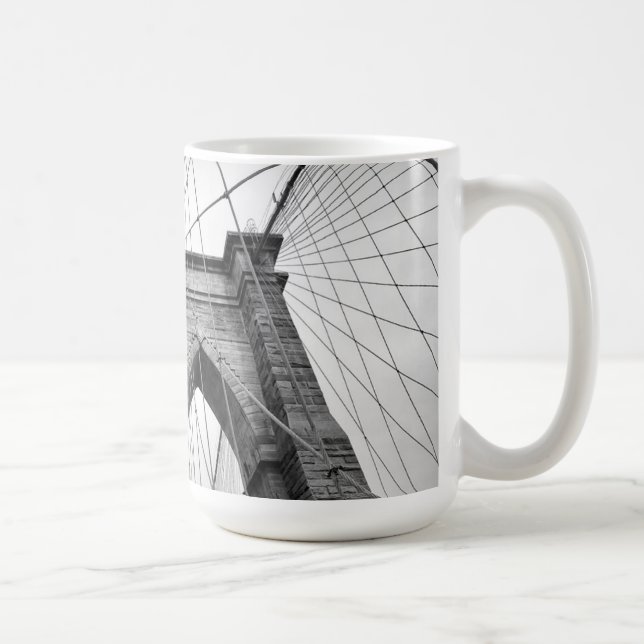 New York City Brooklyn Bridge Kaffeetasse (Rechts)