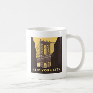 New York City   Brooklyn Bridge Kaffeetasse