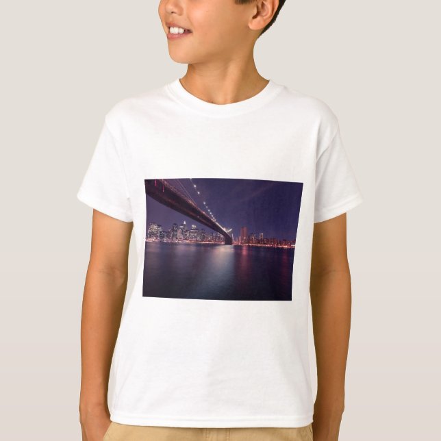 New York City Brooklyn Bridge T-Shirt (Vorderseite)