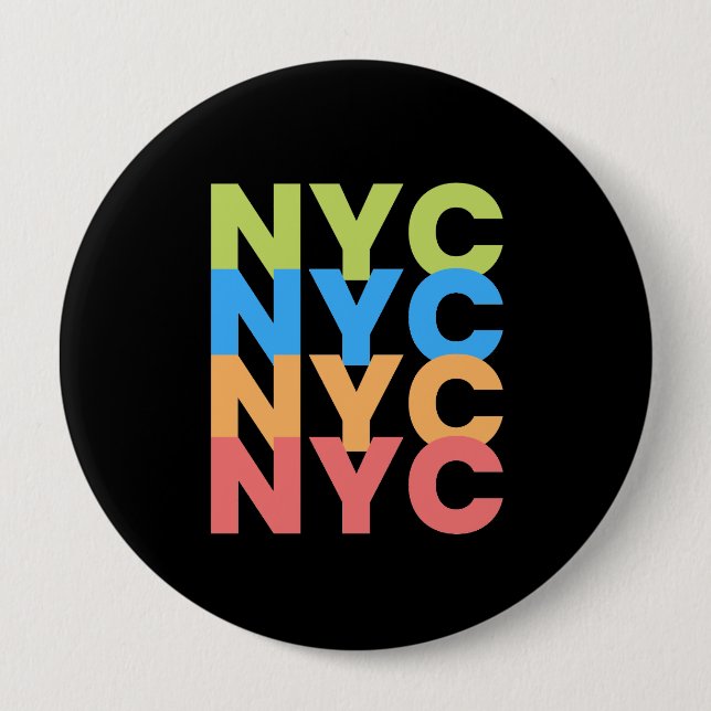 New York City Colorary Button (Vorderseite)