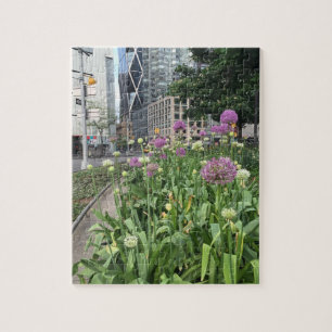New York City Columbus Circle Lila Blume Puzzle