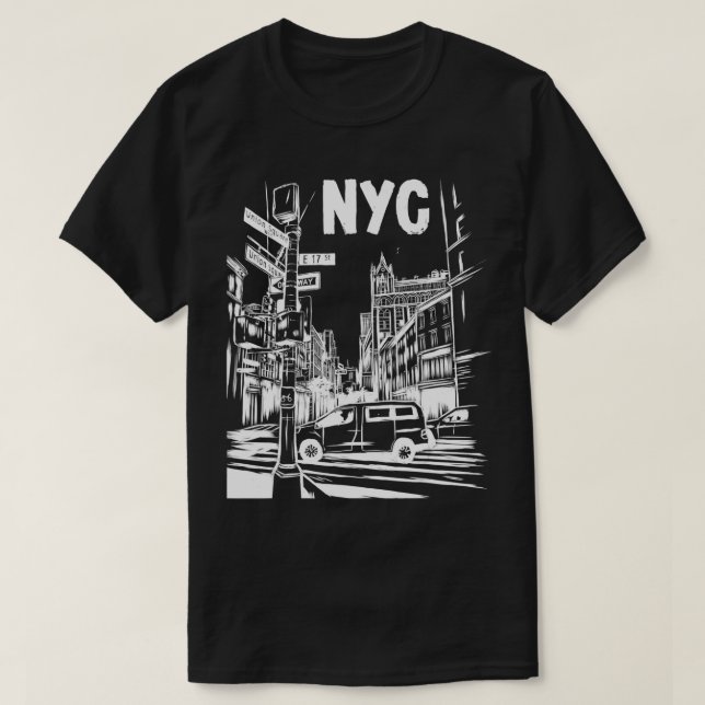 New York City Creative T-Shirt (Design vorne)