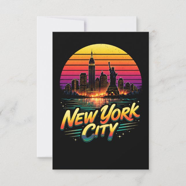 New York City Dankeskarte (Vorderseite)