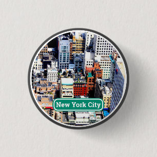 New York City - Dekorationsobjekt Button