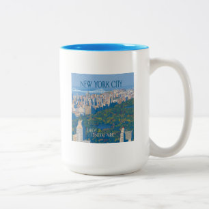 New York City   Der Central Park Zweifarbige Tasse
