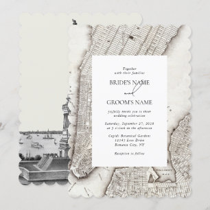 New York City Destination NYC Wedding Einladung