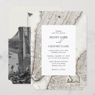 New York City Destination NYC Wedding Einladung