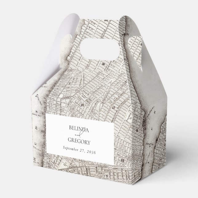 New York City Destination NYC Wedding Geschenkschachtel (Vorderseite)