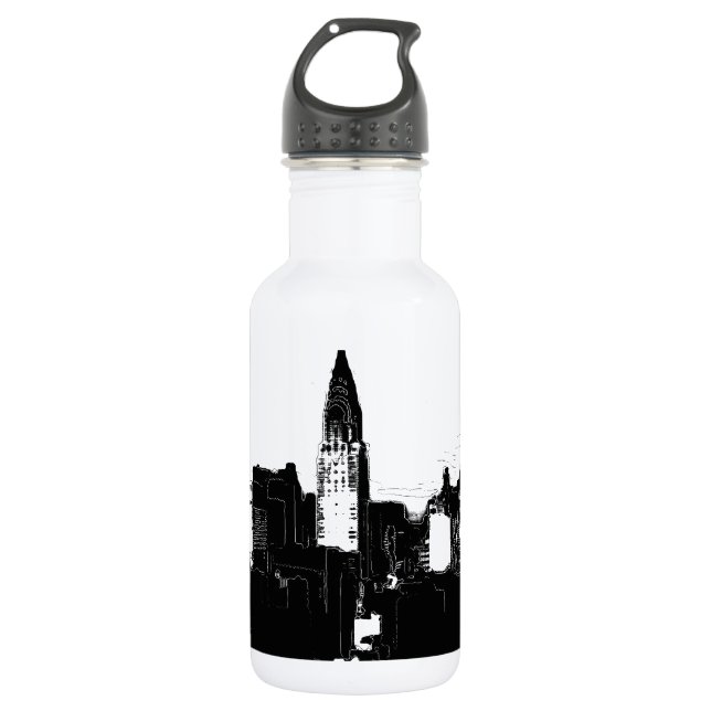 New York City Edelstahlflasche (Vorderseite)