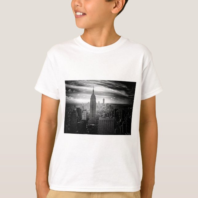 New York City Empire State Gebäude T-Shirt (Vorderseite)