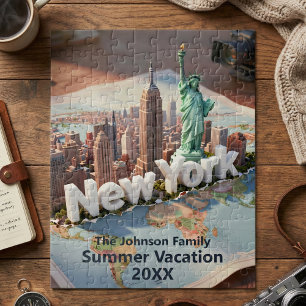 New York City Familienurlaubs-Reiseandenken Puzzle