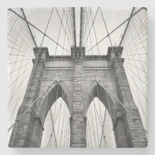 New York City Famous Brooklyn Bridge Steinuntersetzer