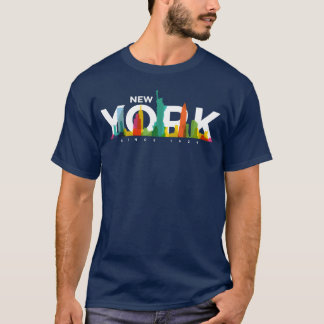 New York City Farbige Mädchen T-Shirt