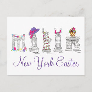 New York City Fifth Avenue Osterparade Manhattan Feiertagspostkarte