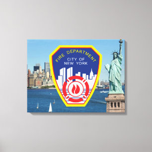 New York City Fire Department Leinwanddruck