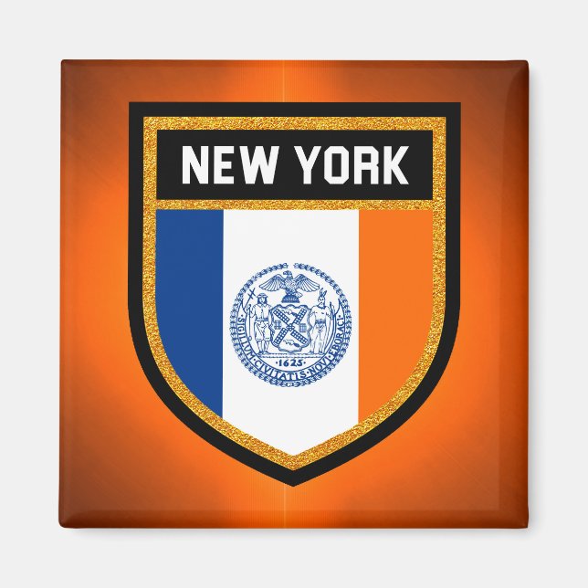 New York City Flag Magnet (Vorne)