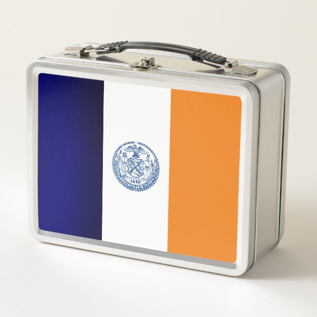 New York City Flag Metall Brotdose (Vorderseite)