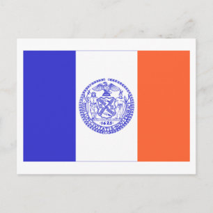 New York City Flag Postkarte
