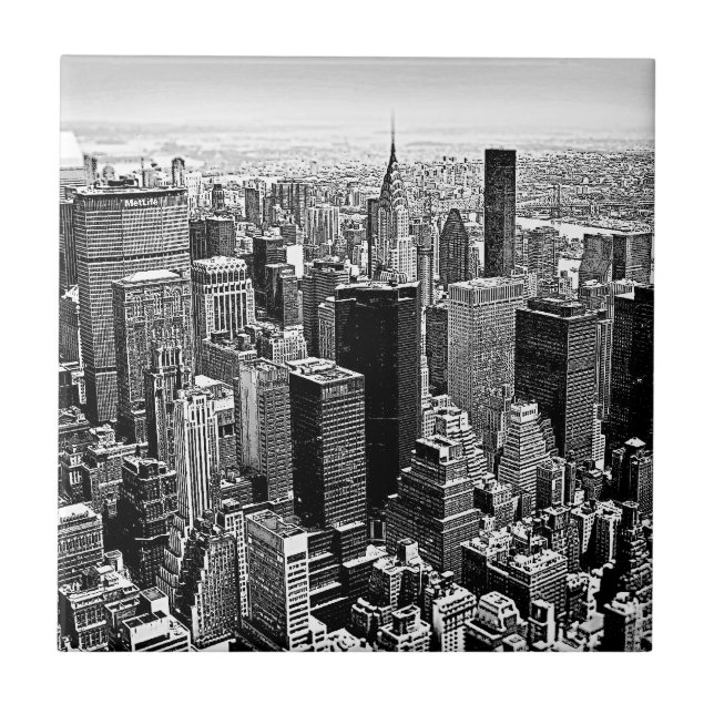 New York City Fliese (Vorderseite)