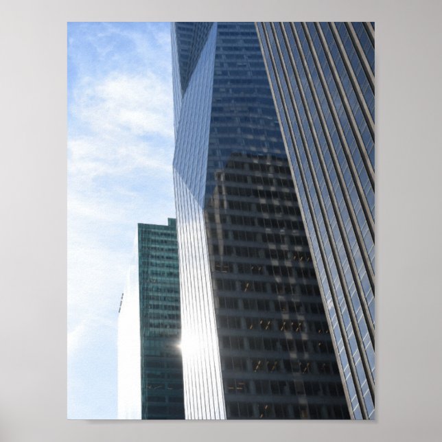 New York City Fotografy Hi-Rise Architecture NYC Poster (Vorne)
