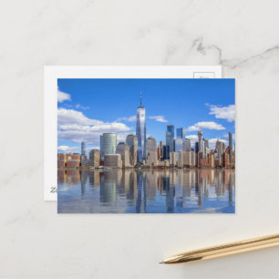 New York City Freedom Tower Skyline Postkarte