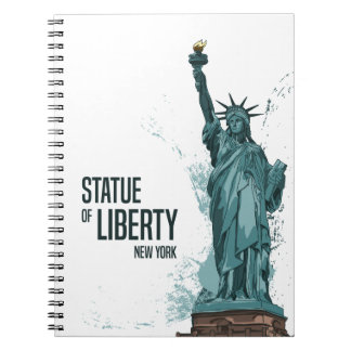 New York City. Freiheitsstatue Notizblock