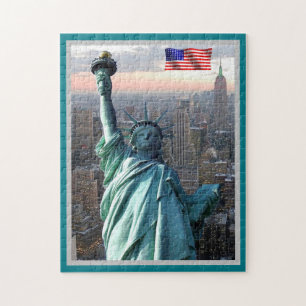 New York City - Freiheitsstatue - Vereinigte Staat Puzzle
