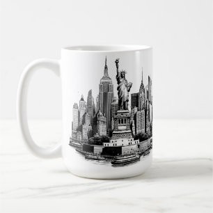 New York City Gebäude Architektur Kunst Kaffeetasse