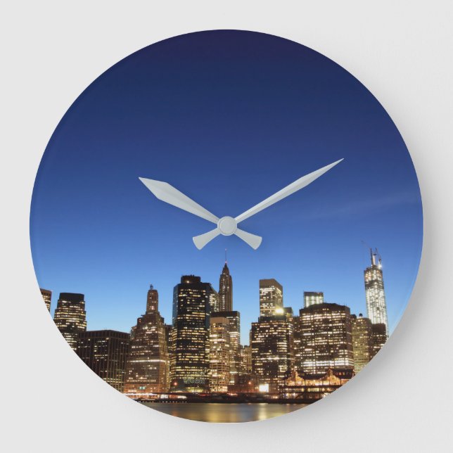 New York City Große Wanduhr (Vorderseite)