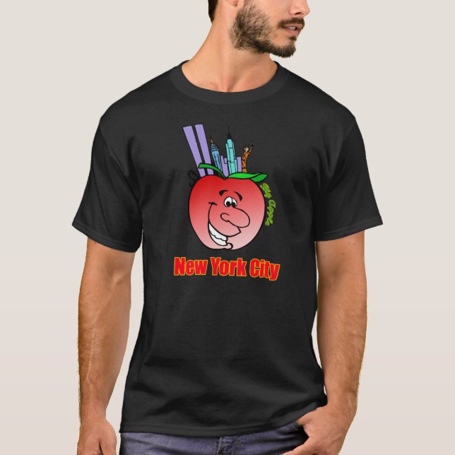 New York City großes Apple T-Shirt (Vorderseite)