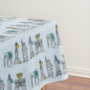 New York City Hanukkah NYC Jüdischer Holiday Chanu Tischdecke