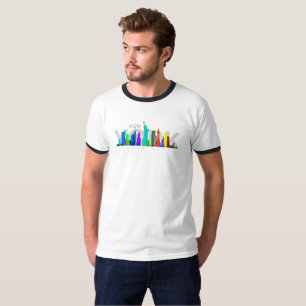 New York City   Herren Ringer T-Shirt