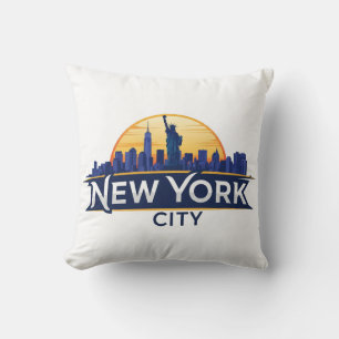 New York City Horizon Kissen