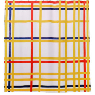 New York City I   Piet Mondrian   Duschvorhang